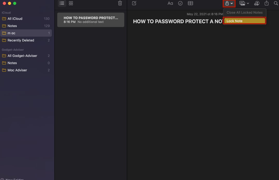 How to Password Protect a Folder on Mac 3 How to Password Protect a Folder on Mac