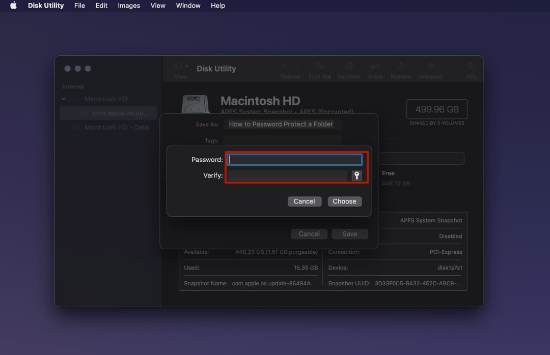 How to Password Protect a Folder on Mac 3 How to Password Protect a Folder on Mac