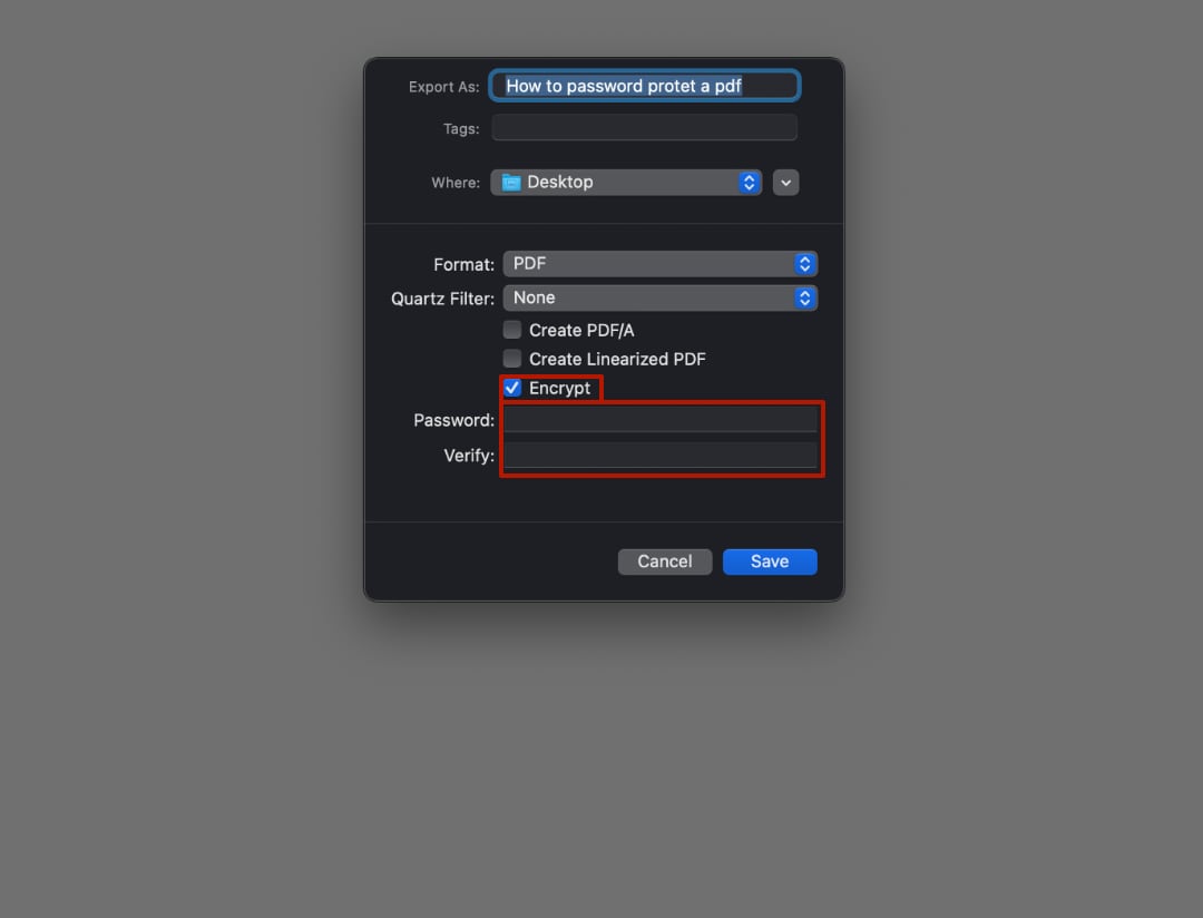 How to Password Protect a Folder on Mac 3 How to Password Protect a Folder on Mac